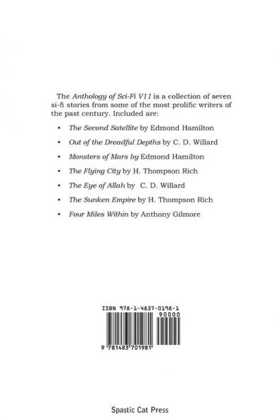 Anthology of Sci-Fi V11 the Pulp Writers