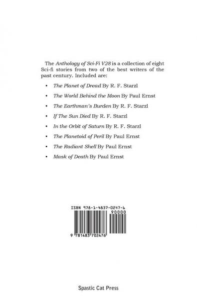 Anthology of Sci-Fi V28 the Pulp Writers