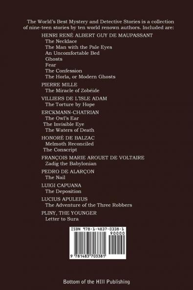 The World's Best Mystery and Detective Stories