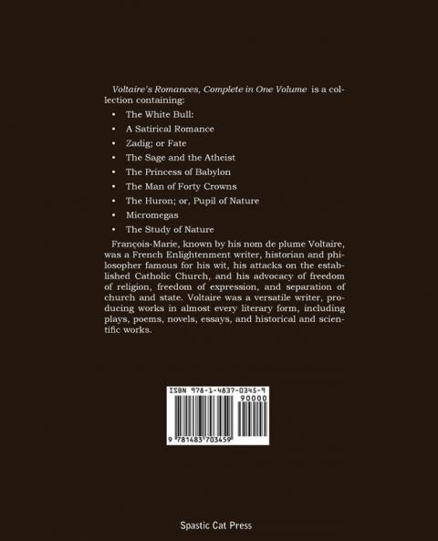 Voltaire's Romances Complete in One Volume