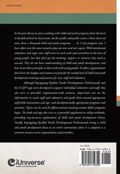 Equipping Quality Youth Development Professionals
