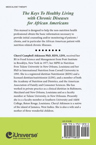 The Keys To Healthy Living with Chronic Diseases for African Americans