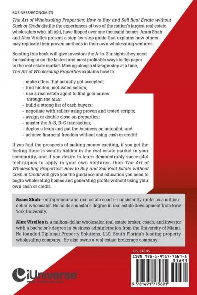 THE ART OF WHOLESALING PROPERTIES