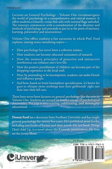 Lectures on General Psychology ~ Volume One