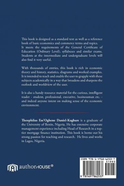 A Dictionary of Economics and Commerce
