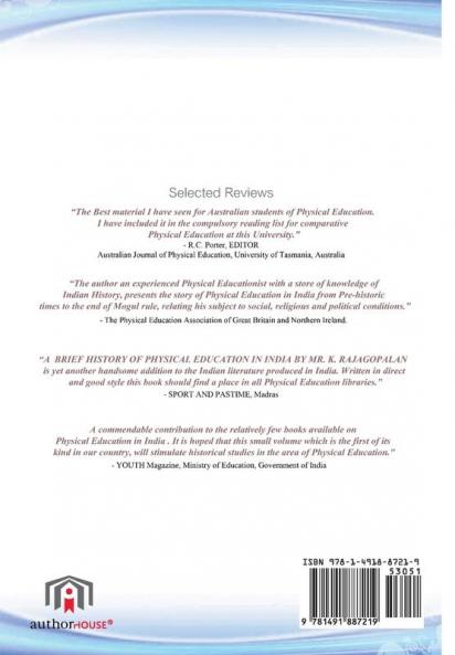 A Brief History of Physical Education in India (New Edition)