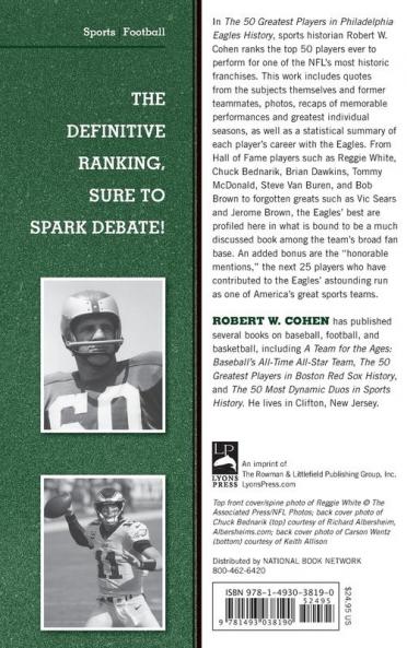 The 50 Greatest Players in Philadelphia Eagles History
