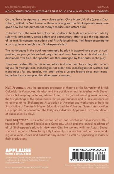 Monologues from Shakespeare’s First Folio for Any Gender