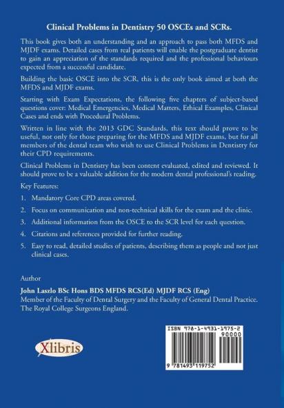 Clinical Problems in Dentistry: 50 Osces and Scrs for the Post Graduate Dentist