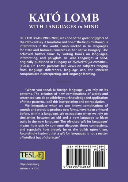 With Languages in Mind