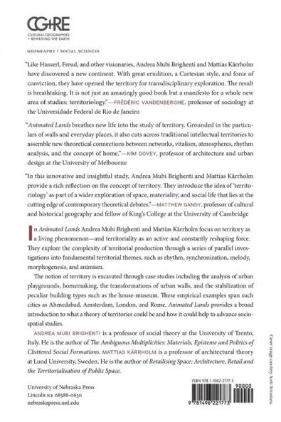 Animated Lands: Studies in Territoriology (Cultural Geographies + Rewriting the Earth)
