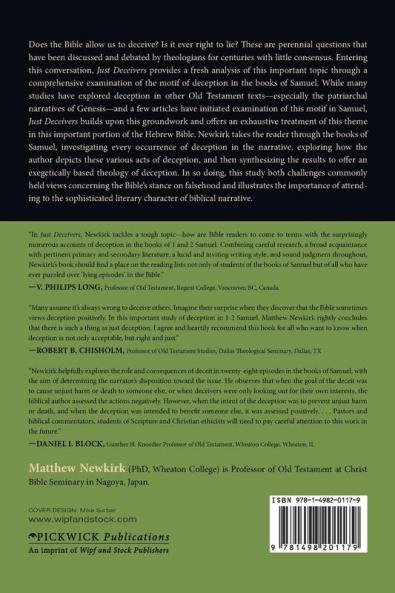 Just Deceivers: An Exploration of the Motif of Deception in the Books of Samuel