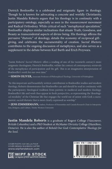 Sacred Rhetoric: Dietrich Bonhoeffer and the Participatory Tradition
