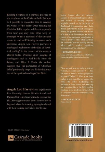 Spiritual Reading: A Study of the Christian Practice of Reading Scripture