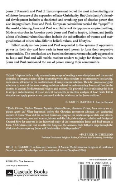 Jesus Paul and Power: Rhetoric Ritual and Metaphor in Ancient Mediterranean Christianity