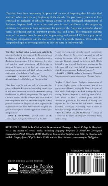 Theological Interpretation of Scripture (Cascade Companions)