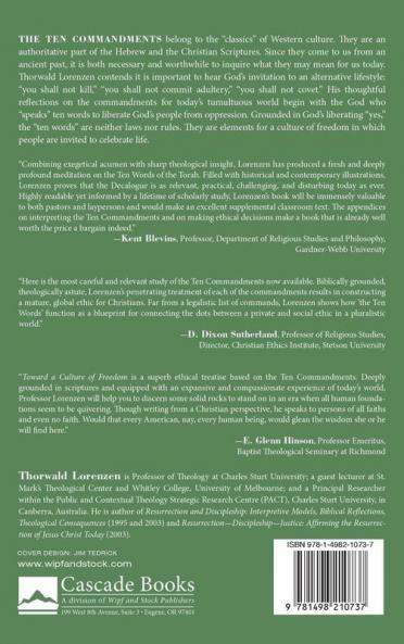 Toward a Culture of Freedom: Reflections on the Ten Commandments Today