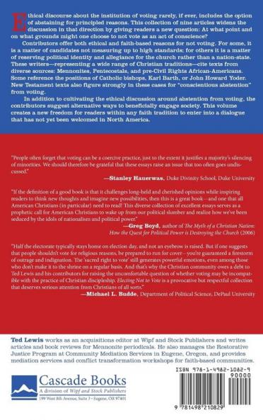 Electing Not to Vote