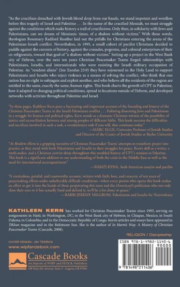 As Resident Aliens: Christian Peacemaker Teams in the West Bank 1995-2005