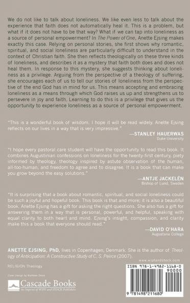 The Power of One: Theological Reflections on Loneliness