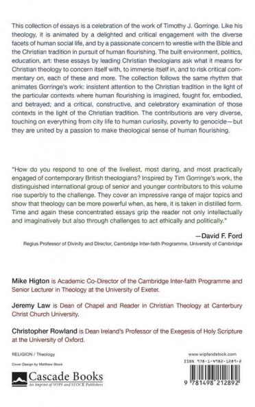 Theology and Human Flourishing