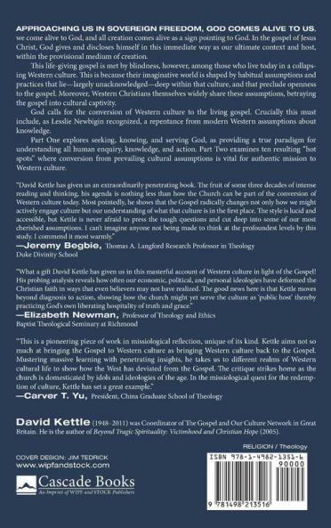Western Culture in Gospel Context: Towards the Conversion of the West: Theological Bearings for Mission and Spirituality