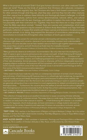 A Faith Embracing All Creatures: Addressing Commonly Asked Questions about Christian Care for Animals: 2 (Peaceable Kingdom)