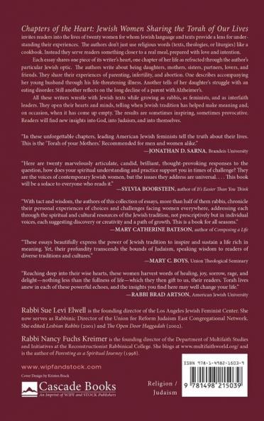 Chapters of the Heart: Jewish Women Sharing the Torah of Our Lives
