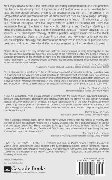 No Longer Bound: A Theology of Reading and Preaching