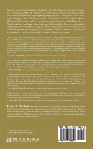 God's Design 4th Edition: A Focus on Old Testament Theology