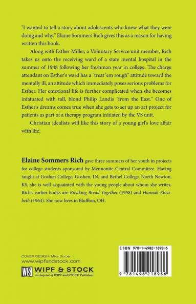 Tomorrow Tomorrow Tomorrow: Youth Serve in a Mental Hospital