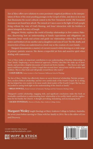 Son of Mary: The Family of Jesus and the Community of Faith in the Fourth Gospel (Australian College of Theology Monograph)