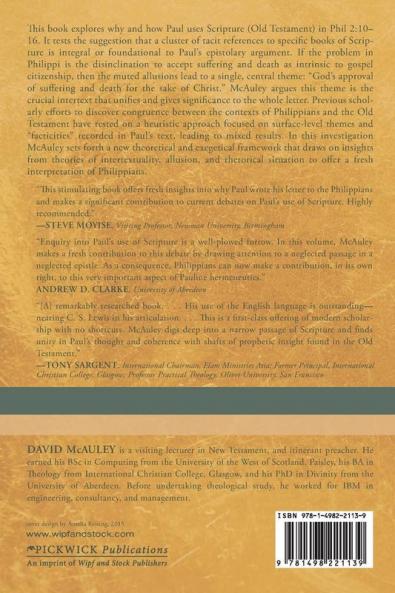 Paul's Covert Use of Scripture: Intertextuality and Rhetorical Situation in Philippians 2:10-16