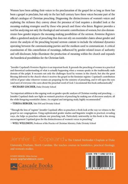 Feminine Registers: The Importance of Women's Voices for Christian Preaching