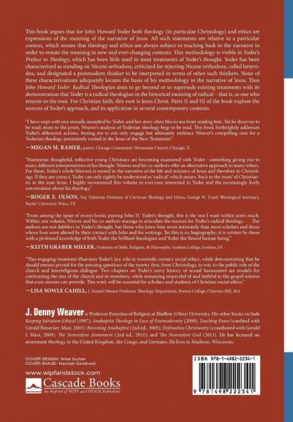 John Howard Yoder: Radical Theologian