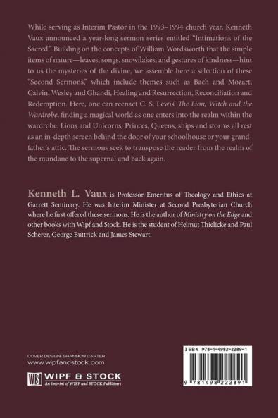 Second Sermons: Intimations of the Eternal