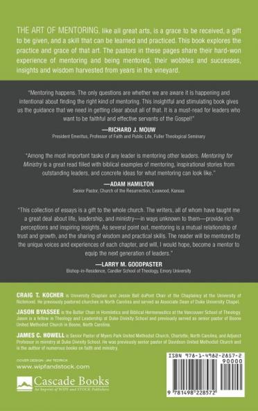 Mentoring for Ministry: The Grace of Growing Pastors