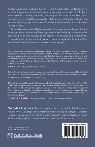 Old Testament Theology and the Rest of God