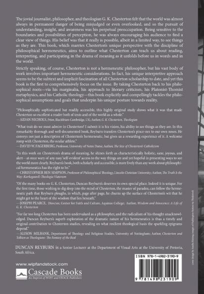 Seeing Things as They Are: G. K. Chesterton and the Drama of Meaning: 18 (Veritas)