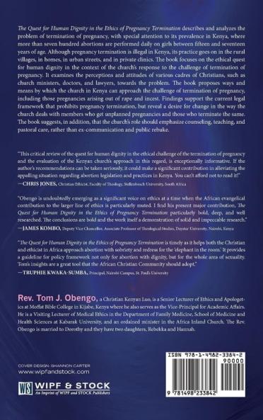 The Quest for Human Dignity in the Ethics of Pregnancy Termination