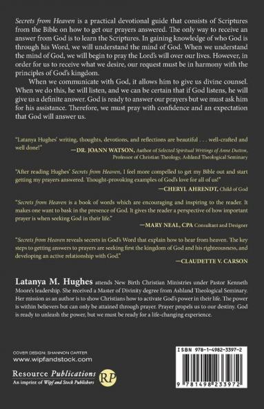 Secrets from Heaven: Scriptures That Will Help You Get Your Prayers Answered!
