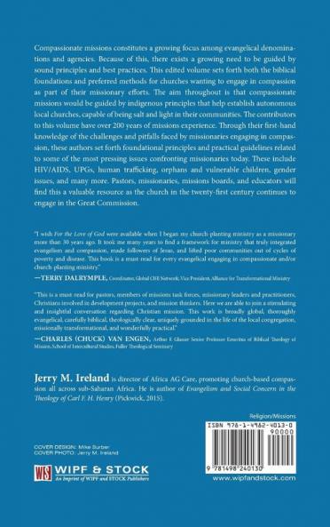 For the Love of God: Principles and Practice of Compassion in Missions