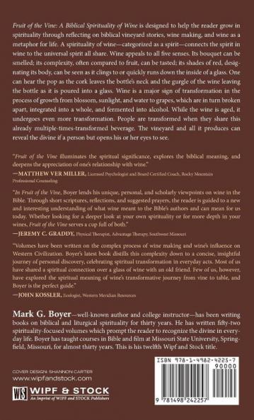 Fruit of the Vine: A Biblical Spirituality of Wine