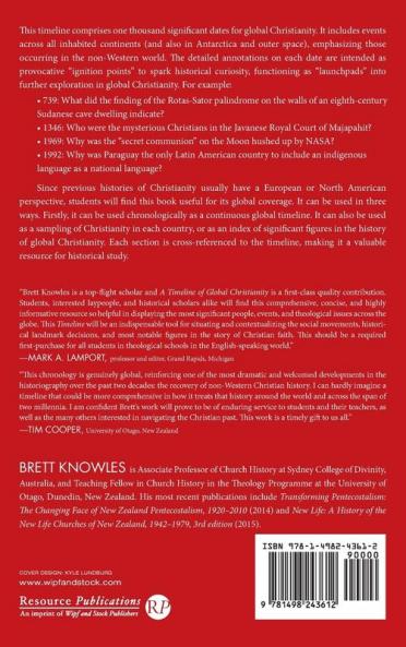 A Timeline of Global Christianity: One Thousand Significant Dates for Christianity Across the Planet--And Beyond