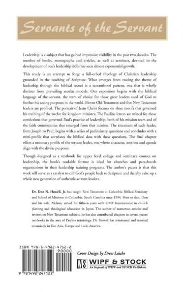Servants of the Servant: A Biblical Theology of Leadership
