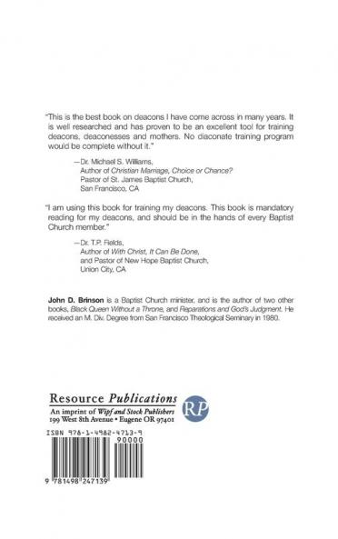 Ministry of Deacons in Urban America: A Ministry of Compassion and Helpfulness