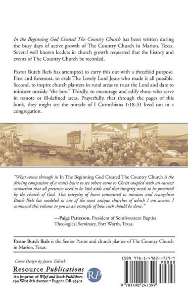 In the Beginning God Created the Country Church: The Miracle at Marion Texas