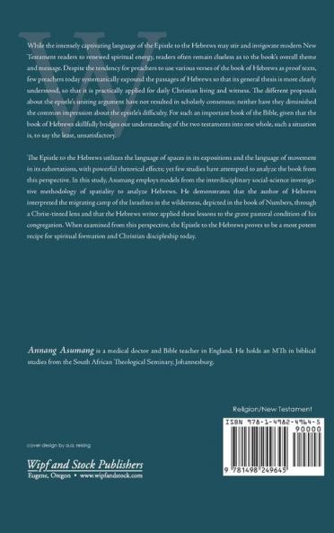 Unlocking the Book of Hebrews: A Spatial Analysis of the Epistle to the Hebrews