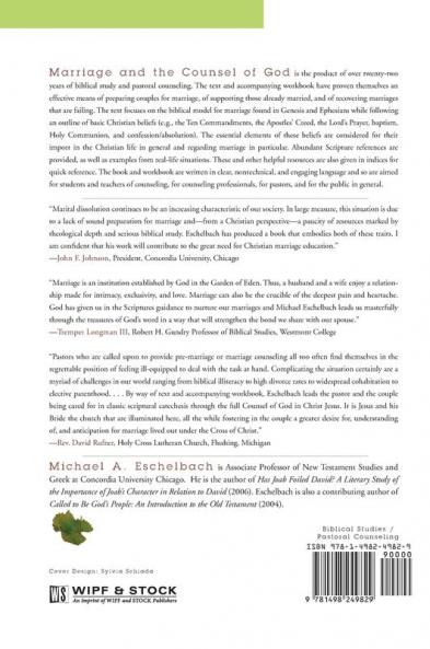 Marriage and the Counsel of God Workbook