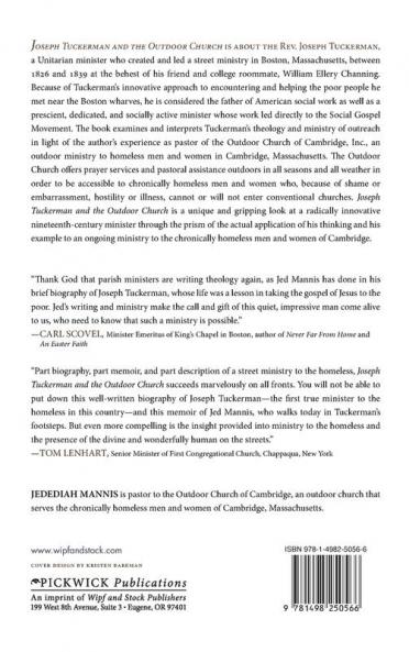 Joseph Tuckerman and the Outdoor Church: 122 (Princeton Theological Monograph)